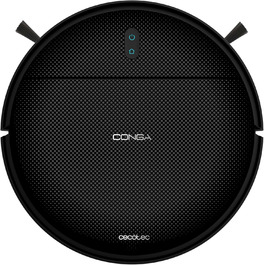 Робот-пилосос Cecotec Conga M10 з гіроскопічною навігацією та керуванням через додаток. Потужність 2000Pa, функція сушіння, 120 хвилин автономної роботи, датчики перешкод та 2 бічні щітки.