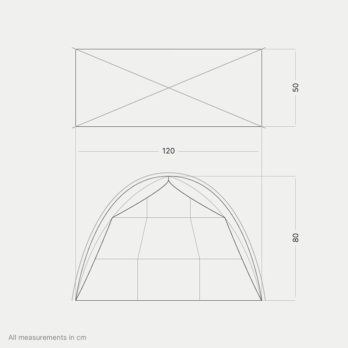 Складаний кемпінговий стелаж Qeedo Shelf 120x50x80 см, 9 відділень, для зберігання речей, кемпінговий шафа