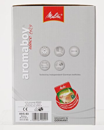 Кавоварка крапельна Melitta Aromaboy з скляним глечиком, на 2 чашки, бежево-коричнева, компактна