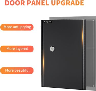 Safe Tresor WASJOYE: Сейф для дому та офісу з ключем, 49L, 45x35x31 см