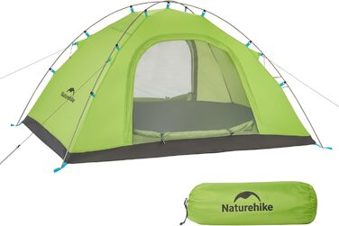 Намет Naturehike P-Serie для кемпінгу, 2-місний, 4 сезони, ультралегкий, антивіковий, сімейний, для походів і активного відпочинку