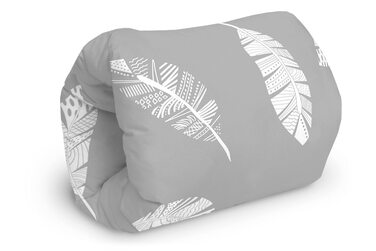 Подушка для годування Amilian Baby klein (Сірий), з наповнювачем, 22x20 см - для подорожей, з тунелем для рук