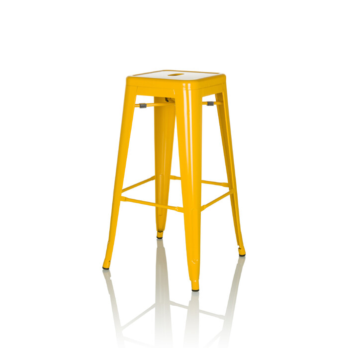 Барний стілець VANTAGGIO HIGH, металік жовтий, OFFICE