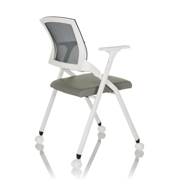 Крісло для відвідувачів / розкладне крісло PRIORITY II W Mesh / PU grey hjh OFFICE