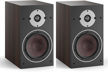 DALI Oberon 3 – Поличкові акустичні системи (Dark Walnut) з дерев'яним басовиком та шовковим твітером
