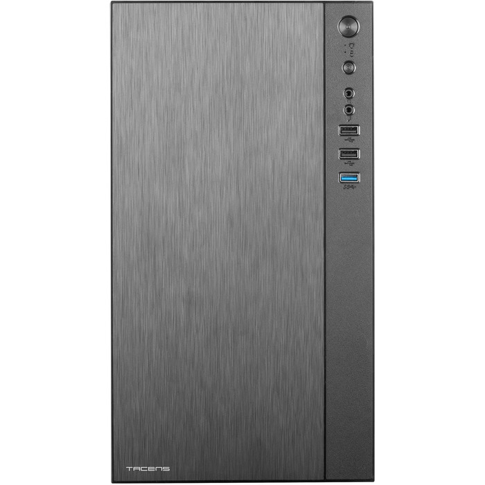 Корпус для ПК Tacens Anima ACX500 Micro ATX з блоком живлення 500Вт, 12 см вентилятор, USB 3.0, чорний, компактний
