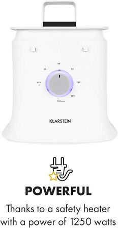 Автоматична прасувальна машина Klarstein ShirtButler Deluxe 2-в-1: сушка та прасування, 1250 Вт, таймер до 180 хв, технологія HotAir Tension, оксфорд-нейлон, біла
