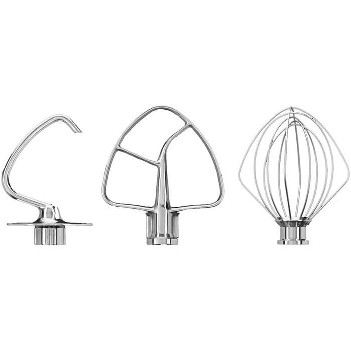 Кухонна машина KitchenAid Artisan: планетарний міксер з чашами 4.8 л та набором насадок із нержавіючої сталі, чорний чавун