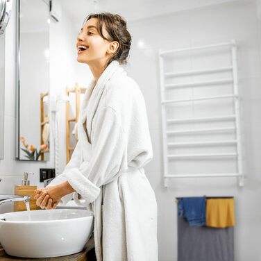 Кошик для білизни Relaxdays з кришкою 100 л, бамбук і поліестер, переносний, дихаючий мішок для прання, сірий/натуральний, 66x45x36.5 см