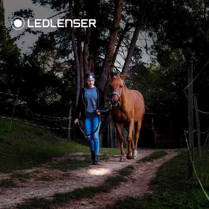 Налобний ліхтар Ledlenser H8R, 600 люмен, акумуляторний, до 120 годин, червоне підсвічування, LED, з зарядкою, у коробці