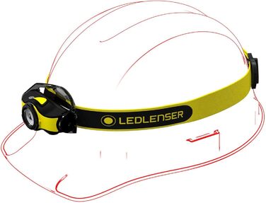 Налобний ліхтар Ledlenser iH5R 400 лм, фокусування, акумулятор/батарейки, для роботи та шолома