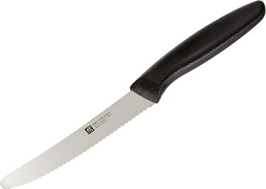 Набір ножів ZWILLING Gourmet 7-тг. та 6-тг. з бруском, нержавіюча сталь, Twin Grip, чорно-коричневі ручки
