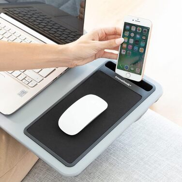 Столик для ноутбука InnovaGoods Deskion з XL-подушкою, зручний та ергономічний для роботи та навчання вдома та в офісі