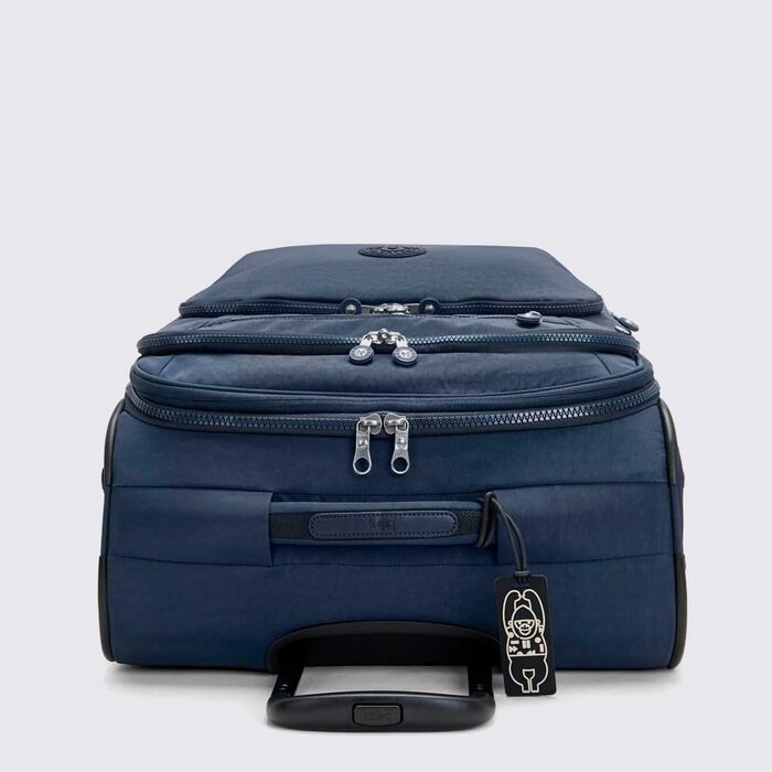 Середня розширювана валіза на колесах Kipling NEW YOURI SPIN M, синя