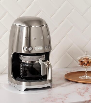 Кавоварка крапельна Smeg DCF02NBEU Navy Blue 12 чашок з автостартом та регулюванням міцності