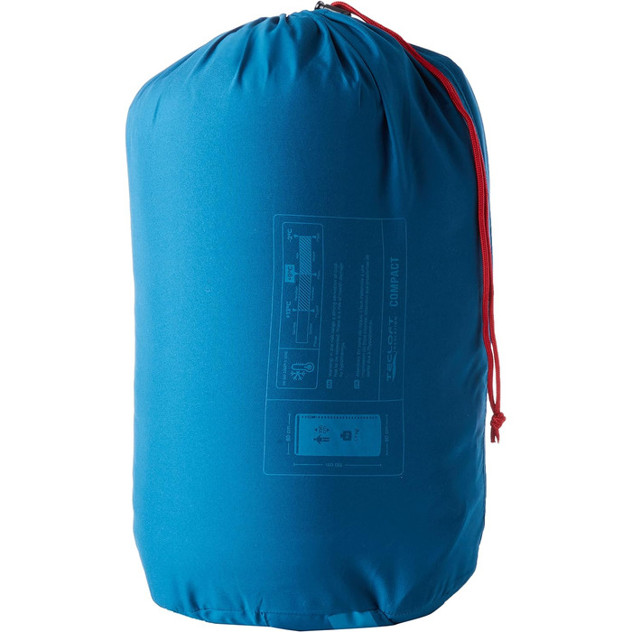 Спальний мішок McKINLEY Camp Flanelle 195R, чорний, фланель