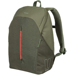 Унісекс велосипедний рюкзак Basil B-safe, оливковий, 29x14x45 см