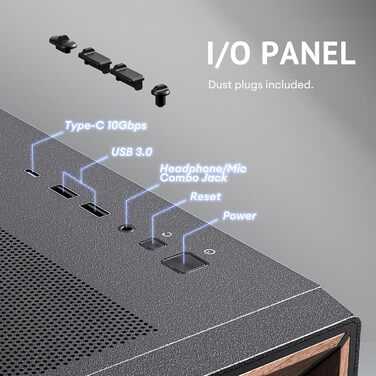 Корпус для ПК Antec Flux Midi Tower чорний, роздрібна версія