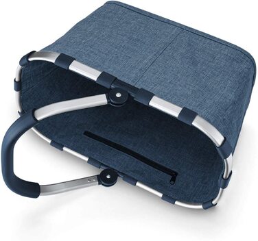 Кошик для покупок Reisenthel Carrybag Frame Bandana Blue, місткий, з міцною рамою, водовідштовхувальний, з внутрішньою кишенею, стильний дизайн