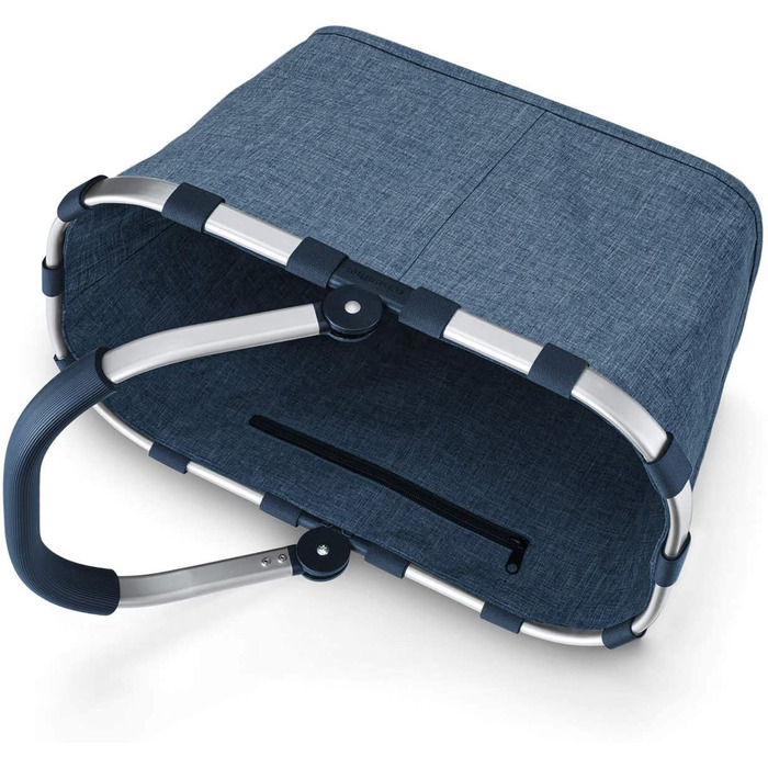 Кошик для покупок Reisenthel Carrybag Frame Bandana Blue, місткий, з міцною рамою, водовідштовхувальний, з внутрішньою кишенею, стильний дизайн