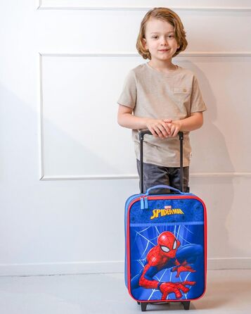 Дитяча дорожня валіза-тролей Vadobag Spiderman, об'єм 12 л