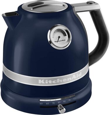 Електрочайник KitchenAid Artisan 1,5 л з регулюванням температури, чорний, Ink Blue