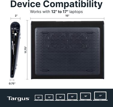 Охолоджуюча підставка для ноутбука Targus AWE55GL LapChill Mat, для ноутбуків 15-17 дюймів