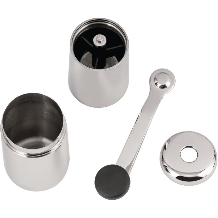 Кавомолка ручна Alessi Slow Coffee KT01 з нержавіючої сталі 18/10 та термопластику