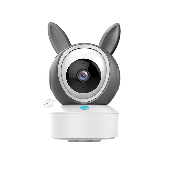 Бездротова поворотна відеоняня FHD з Wi-Fi, камерою TUYA, LCD-дисплеєм та ZOOM