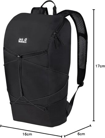 Рюкзак Jack Wolfskin JWP Ultralight Pack чорний ультралегкий