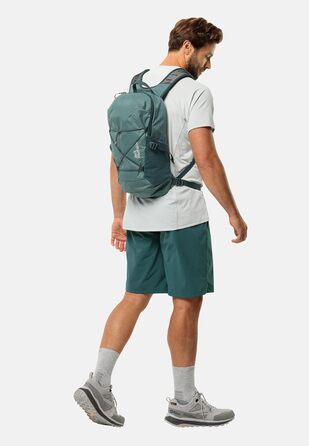 Рюкзак туристичний Jack Wolfskin Cyrox Shape 15, унісекс, 15 л, зелений нефрит