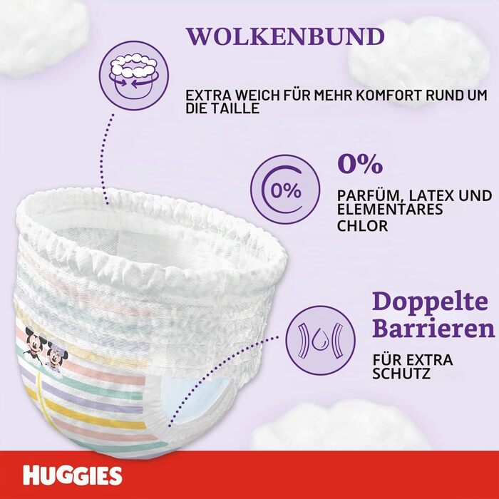 Підгузки-трусики Huggies Ultra Comfort, розмір 6 (15-25 кг), 60 шт.