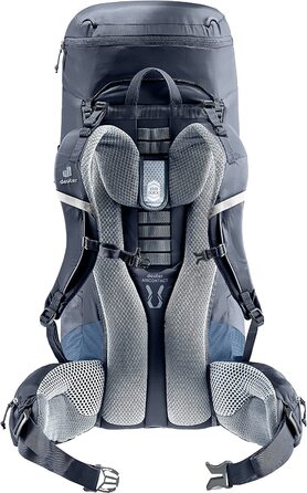 Рюкзак для трекінгу Deuter Aircontact Lite 50+10 л, легкий, чорний-синій