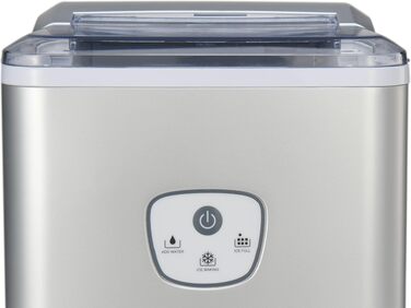 Льодогенератор SENYA SYCP-IM002 сріблястий, 12 кг/24 год, пластиковий, 1.6 л, 120 Вт