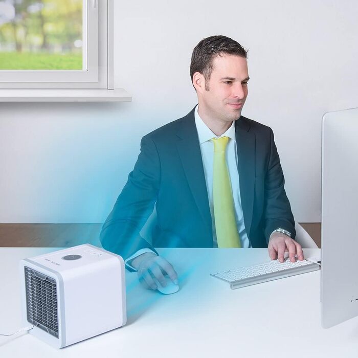 Охолоджувач повітря LIVINGTON ChillTower, арктичний випарний охолоджувач, набір для дому