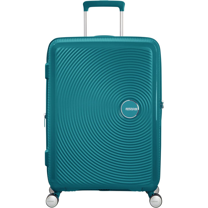 Валіза American Tourister Soundbox Spinner M, розширена, 67 см, 71.5/81 л, колір Jade Green