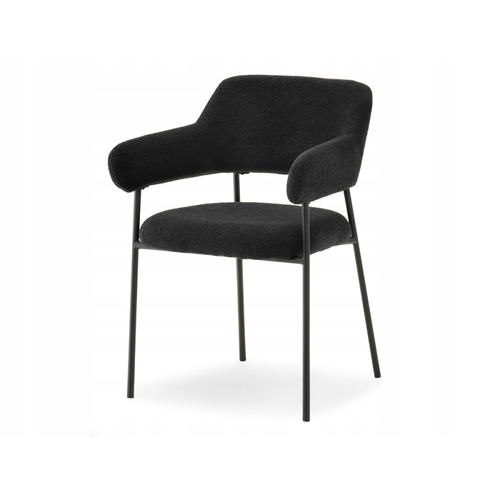Стілець Mebel-Partner, оббивка тканина, чорний, 1 шт.