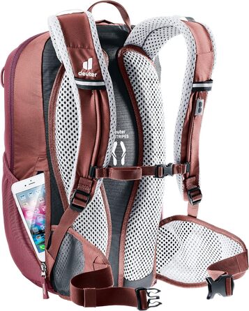 Жіночий велосипедний рюкзак Deuter Bike I 18 SL, 18 л, бордовий