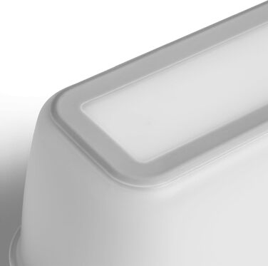 Контейнери для морозива SPRINGLANE, набір 4 шт, 400 мл, сірі, BPA-free, харчовий пластик, для зберігання в морозилці