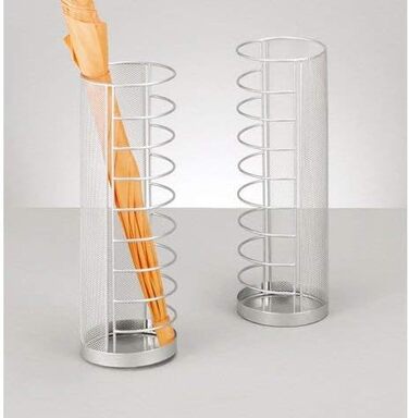 Підставка для парасольок Zeller 17714 Mesh, Ø14x40,5 см, імітація нержавіючої сталі