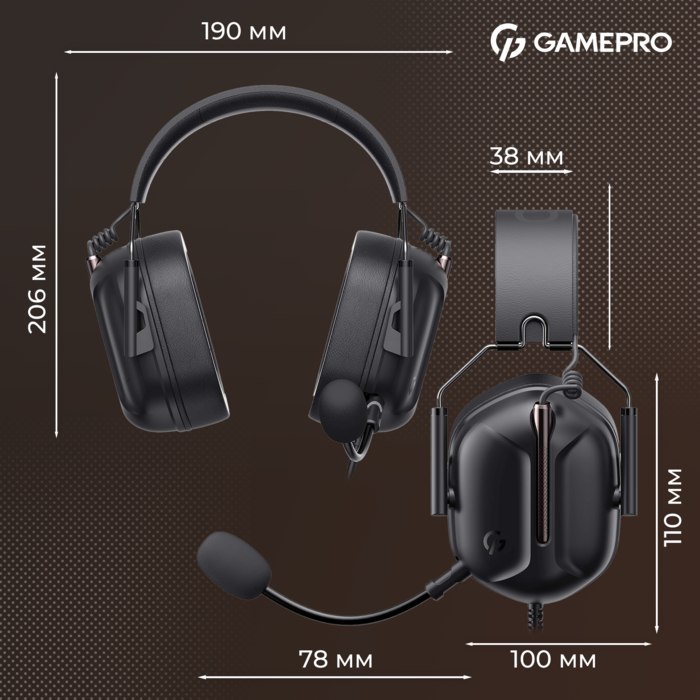 Ігрова гарнітура GamePro Genesis Hunter (HS1350B)