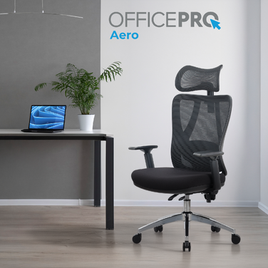 Крісло офісне OfficePro Aero OC490B Black