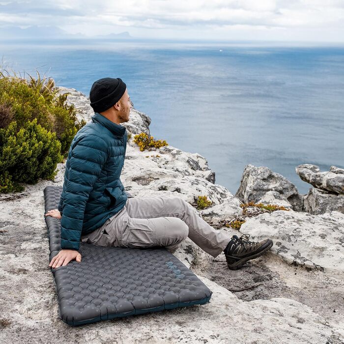 Туристичний килимок Naturehike Thermal 3.5R, ультралегкий, самонадувний, для кемпінгу, 4 сезони, -6℃, з надувною сумкою, висока ізоляція для зими