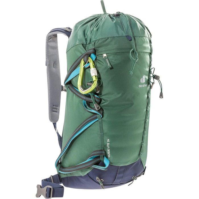 Рюкзак Deuter Guide Lite 24 л унісекс, сіро-зелений/синій, для туризму
