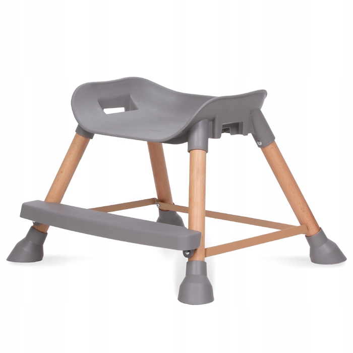 Дитянчий стілець Kidwell EATAN WOOD 4в1, сірий