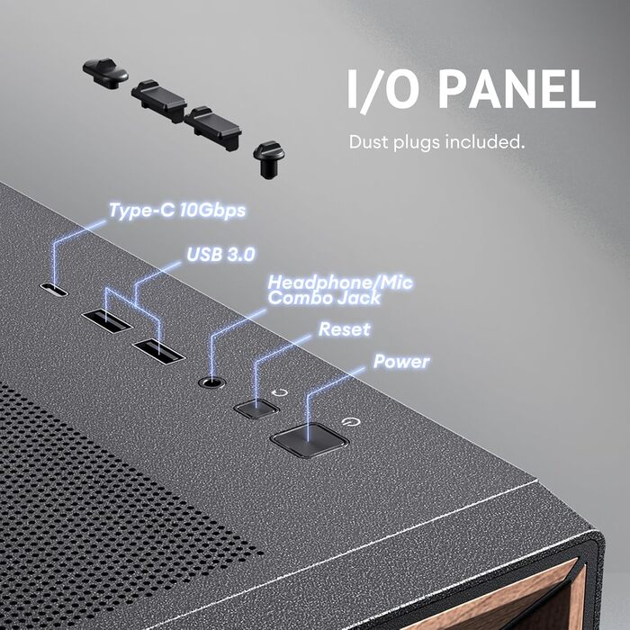 Корпус для ПК Antec Flux Midi Tower чорний, роздрібна версія