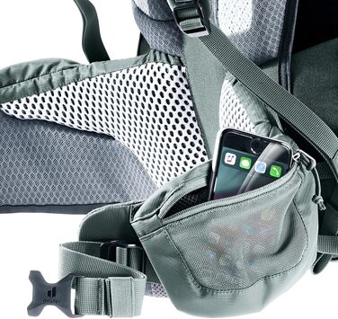 Чоловічий туристичний рюкзак Deuter Trail Pro 33 л, чорний, для хайкінгу та скелелазіння