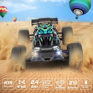 Радіокерований позашляховик HBX 1:18 4WD 36+ км/год Monster Truck RC Truggy Водонепроникний RTR