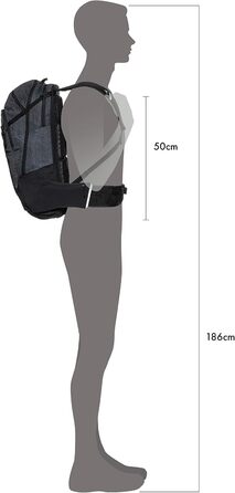 Велосипедний рюкзак VAUDE eBracket 28, чорний, універсальний розмір