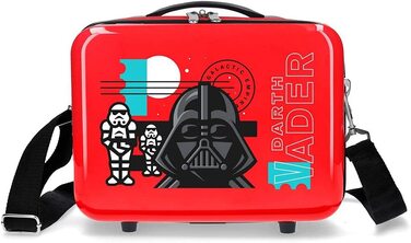 Косметичка Star Wars Galactic Empire, червона, жорсткий ABS, 29x21x15 см, з ремінцем, 9,14 л, дорожня сумка для макіяжу